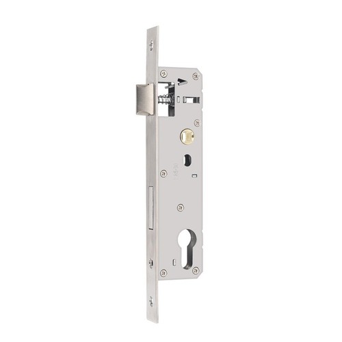 Serrure porte inox - porte, 85x20mm